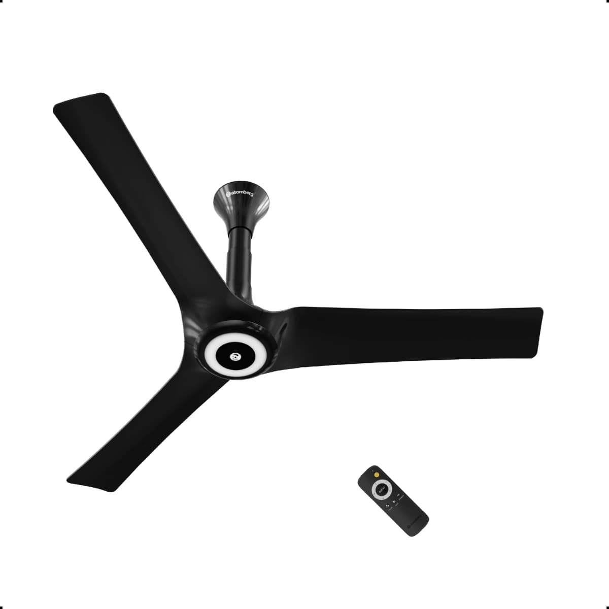Atomberg Aris Starlight Smart BLDC Ceiling Fan 1200mm - Stellar Black