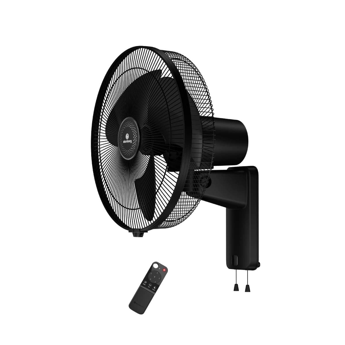 Atomberg SilenceAire Hi-Speed Wall Fan - Midnight Black